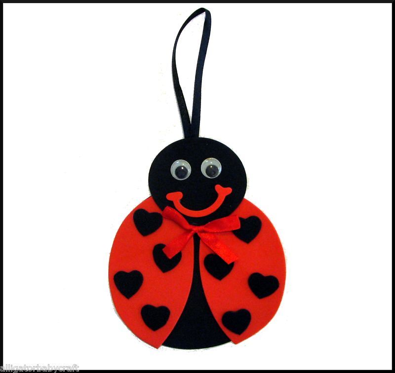 Ladybug Spring Door Hanger Craft Kit for Kids ABCraft  