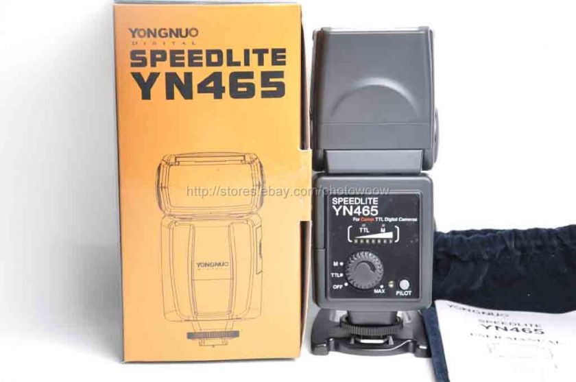 YongNuo YN 465 E TTL Speedlite Shoe Mount Flash for Canon 