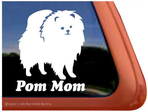   ~ High Quality Pomeranian Dog Auto Vinyl Window Sticker Decal  