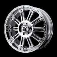 XD Hoss Chrome 18 Wheels W/ 35x12.50x18 Toyo Tires  