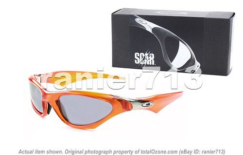 NEW Oakley Scar Sunglasses Persimmon/Black Iridium  