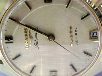   LONGINES ADMIRAL 5 STAR Automatic Watch 1960s Cal 341* MINT* SERVICED