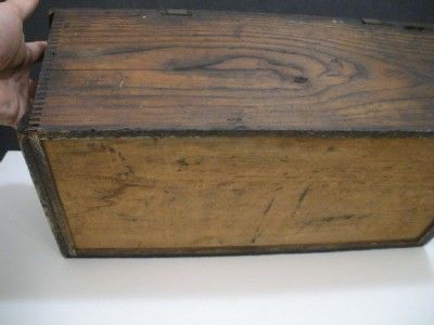 Antique Childs Carpenters Toy Chest w/Tools Circa 1900 1910 The Boys 