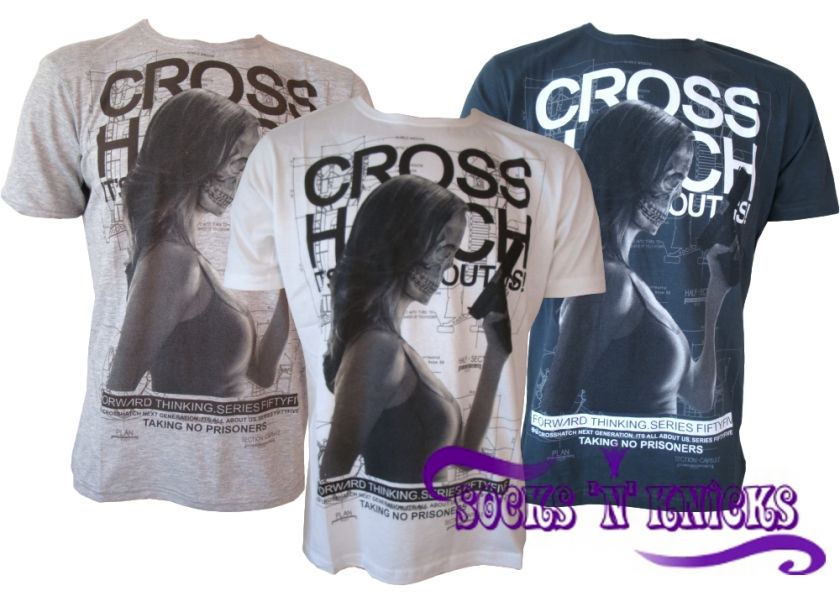Mens Crosshatch Killabird Design T Shirt FREE P&P  