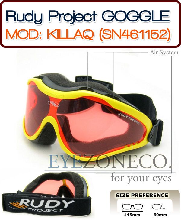 EyezoneCo Rudy Project GOGGLES SN461152 KILLAQ YELLOW  