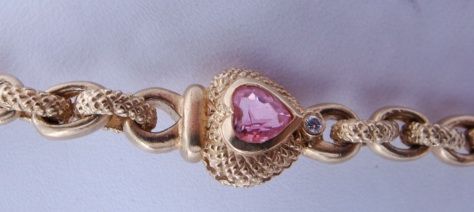 Ladies Designer Judith Ripka 18K Gold Diamond Pearl Necklace  