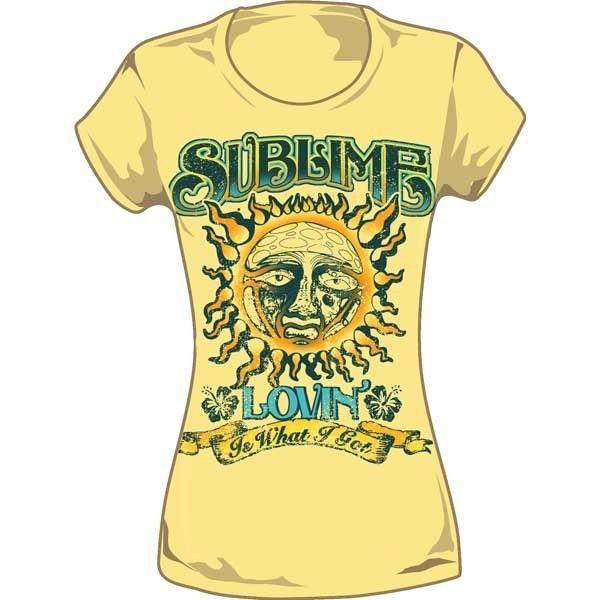 New Sublime 40 oz to Freedom Lovin is what I got Women Ladies Tee Top 