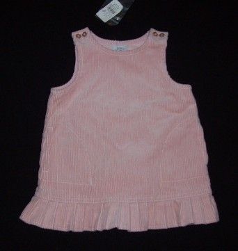   Ann Taylor LOFT Pink Corduroy Winter Jumper Dress 6 12 months  