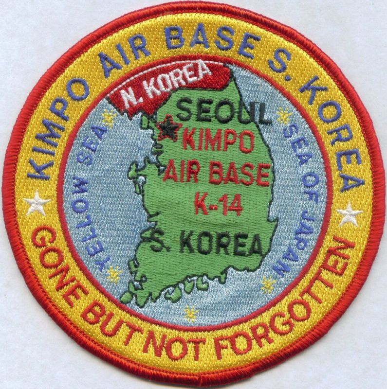 USAF BASE PATCH, KIMPO AIR BASE SOUTH KOREA *  