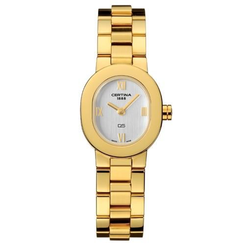   WOMENS GOLD PLATED JEWELRY WATCH C32271684614 / 322.7168.46.14  