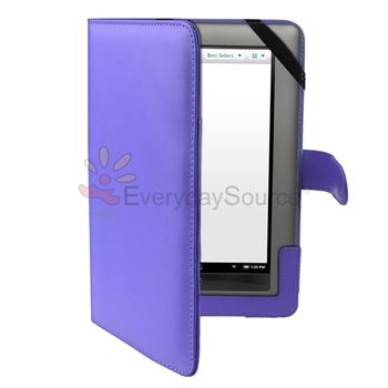 For Nook Color Flip Portable Slim Folio Case Leather Case Cover Pouch 